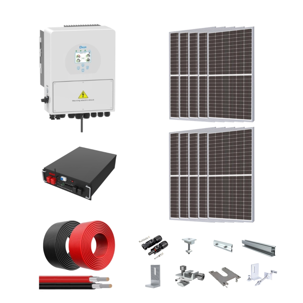 KIT SOLAR 5KW HIBRIDO (10 PANELES)