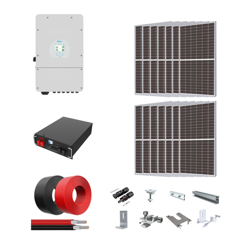 KIT SOLAR 8KW HIBRIDO (14 PANELES)